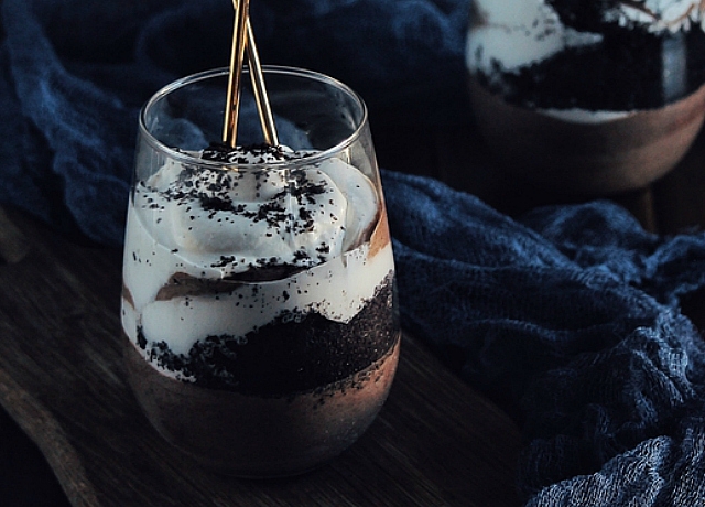 Oreós Baileys-es krémparfé Oreós Baileys-es krémparfé