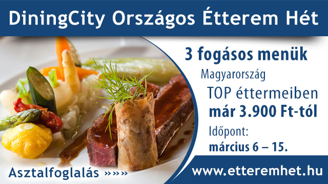 Tíznaposra bővül az Országos Étterem Hét Tíznaposra bővül az Országos Étterem Hét