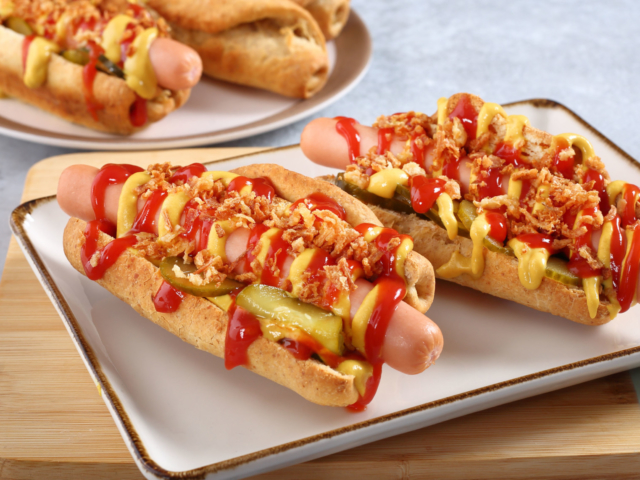 Hot dog kifli teljes kiőrlésű liszttel